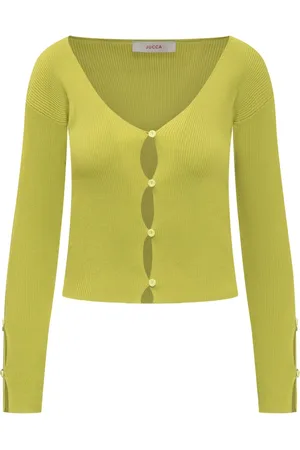 Jucca Fine-ribbed cardigan