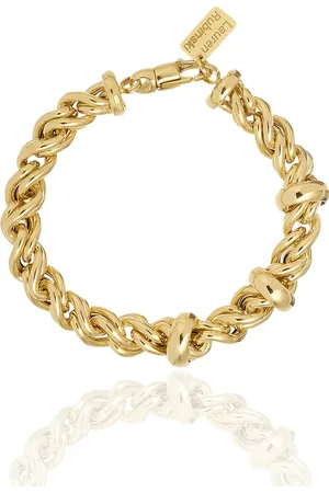 Lauren Rubinski 14kt yellow rope-chain bracelet