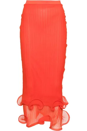 Simkhai Kelso ruffle-detail skirt