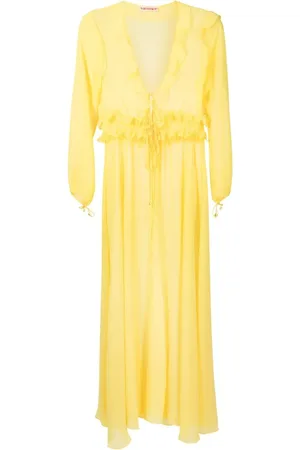 Olympiah Ruffled maxi beach dress