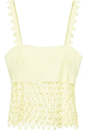 Simkhai Dorian crochet tank top