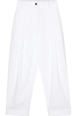 STUDIO NICHOLSON Acuna high-waisted cotton trousers