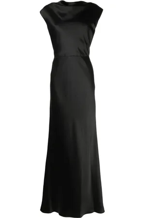 Amsale Cowl-neck sleeveless maxi dress