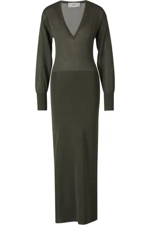Ami V-neck maxi dress