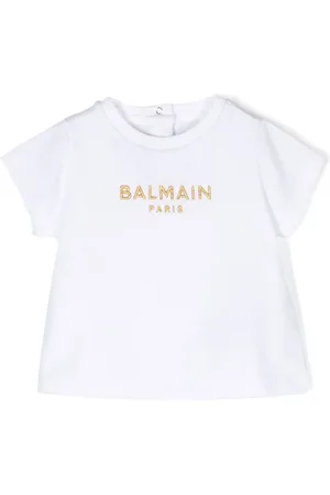 Balmain Logo-embroidered cotton T-shirt