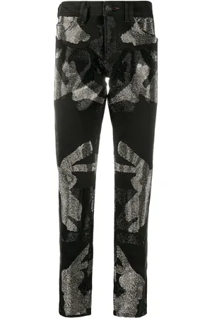 Philipp Plein Camouflage Super Straight Cut jeans