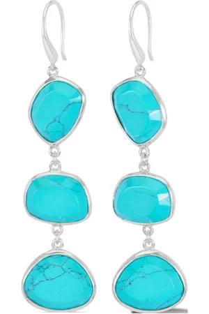 Dower and Hall Pebble drop earrings