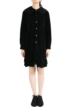 Comme des Garçons Ruffle-hem dress