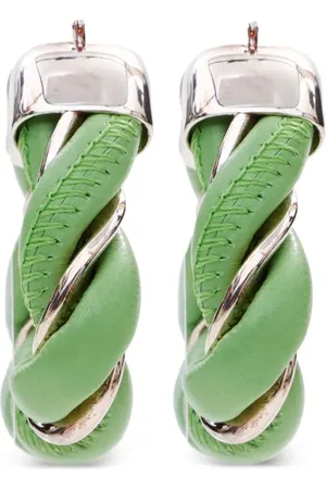 Bottega Veneta Twist-detailed hoop earrings