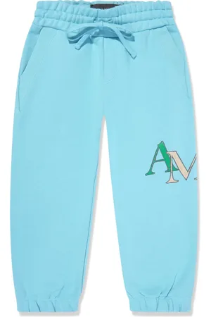 AMIRI Staggered Scribble cotton track pants