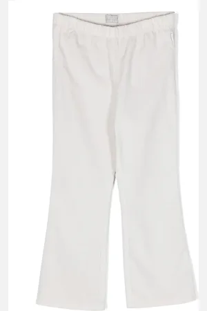Il gufo Elastic-waist flared trousers