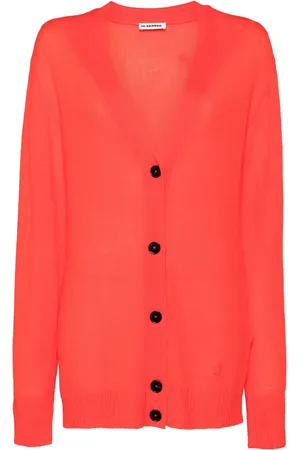 Jil Sander Jil Sanda+ logo embroidery cardigan