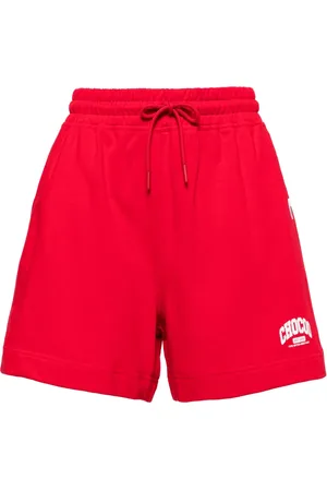 Chocoolate Logo lettering cotton shorts