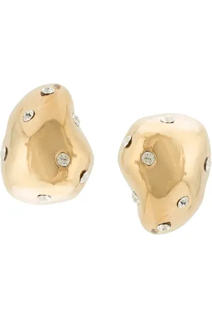 MOUNSER Nucleus crystal-embellished stud earrings