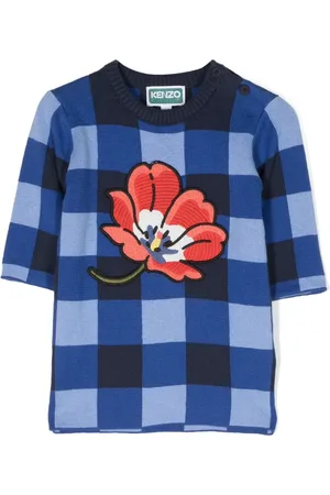 Kenzo Plaid-check print dress