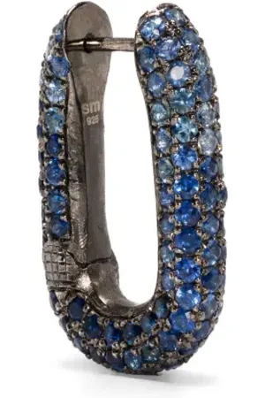 SELIM MOUZANNAR Link sapphire single earring
