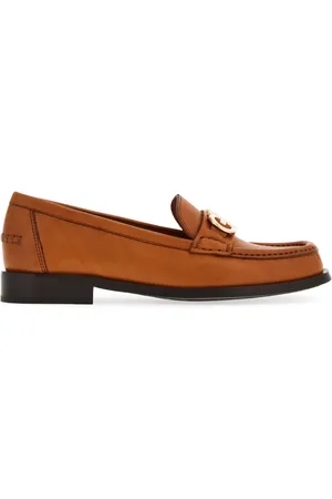 Salvatore Ferragamo Gancini-ornament leather mocassins