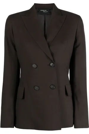 AKRIS Peak-lapels double-breasted blazer