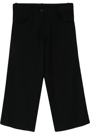 YOHJI YAMAMOTO 2010s wool cropped trousers
