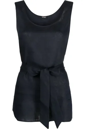 Kiton Round-neck sleeveless top