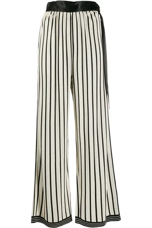 Jean Paul Gaultier 1988 striped palazzo trousers