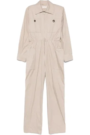 Saint Laurent Cotton twill jumpsuit