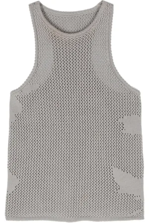 REMAIN Helena crochet-knit tank top