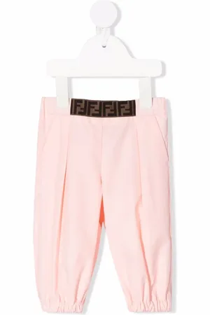 Fendi Logo-waistband trousers