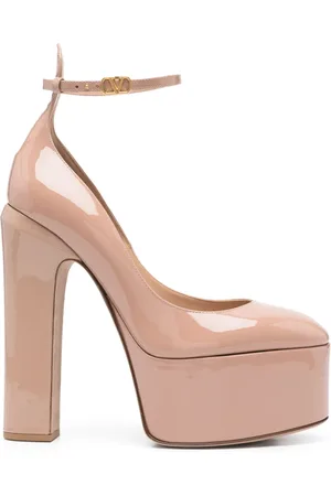 VALENTINO GARAVANI 155mm Tan-Go pumps
