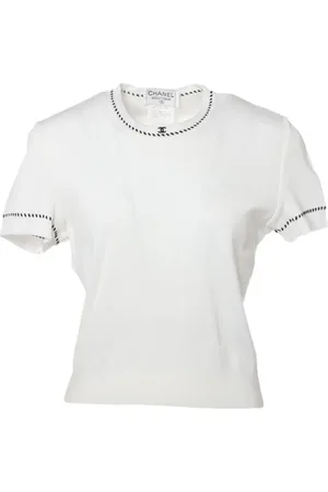 CHANEL 1996 CC-embroidered T-shirt