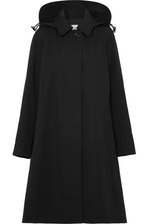 Burberry Gabardine hooded car coat
