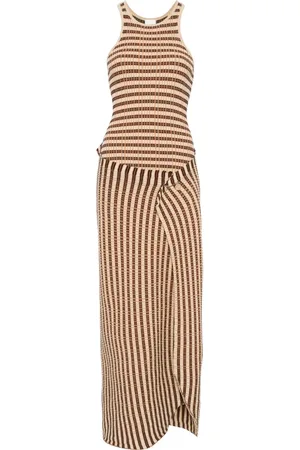 Nanushka Aliki striped midi dress