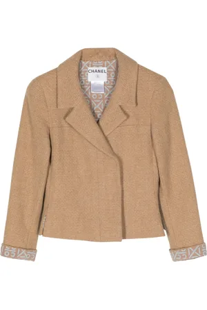 CHANEL 2000 double-breasted cashmere blazer