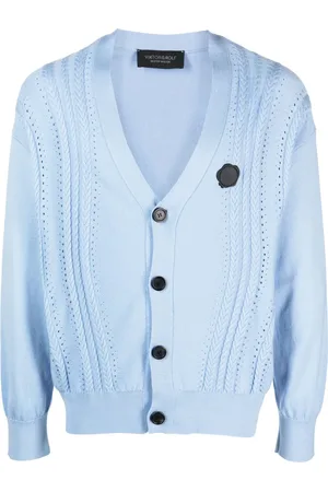 Viktor & Rolf Cable-knit V-neck cardigan