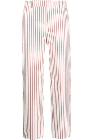 Fabiana Filippi Striped straight-leg trousers