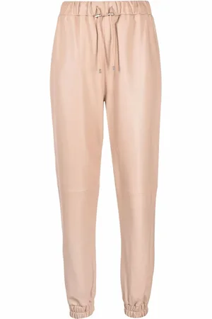 Philipp Plein Leather track pants
