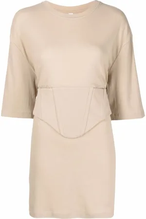 DION LEE Corset-detail tunic top