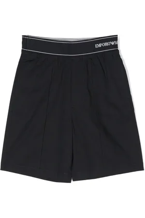 Emporio Armani Logo-waist Bermuda shorts