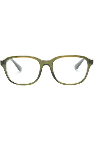 Ray-Ban Logo-plaque square-frame glasses