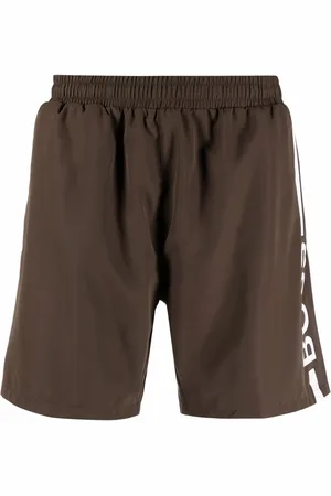 HUGO BOSS Logo-print swim shorts