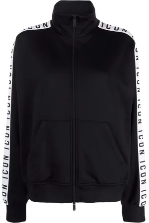 Dsquared2 Icon funnel-neck zip-up jacket