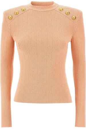 Balmain Button-detail knitted sweater