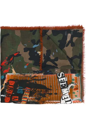 VALENTINO GARAVANI Thin camouflage print scarf