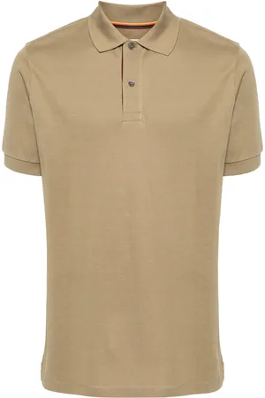 Paul Smith Piqu??-weave cotton polo shirt