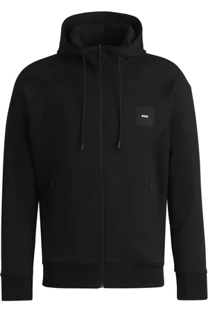 HUGO BOSS Logo-appliqué hoodie