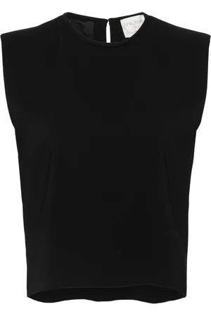 FORTE FORTE Crepe cropped blouse
