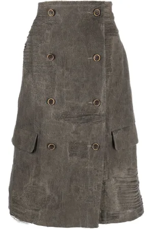UMA WANG Oversized distressed double-breasted top