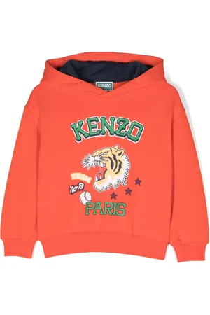 Kenzo Logo-print cotton hoodie
