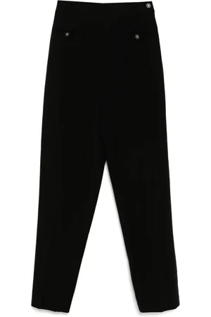 CHANEL 1995 CC-mark buttons trousers