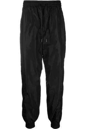 JUUN.J Drawstring-waistband tapered-leg trousers